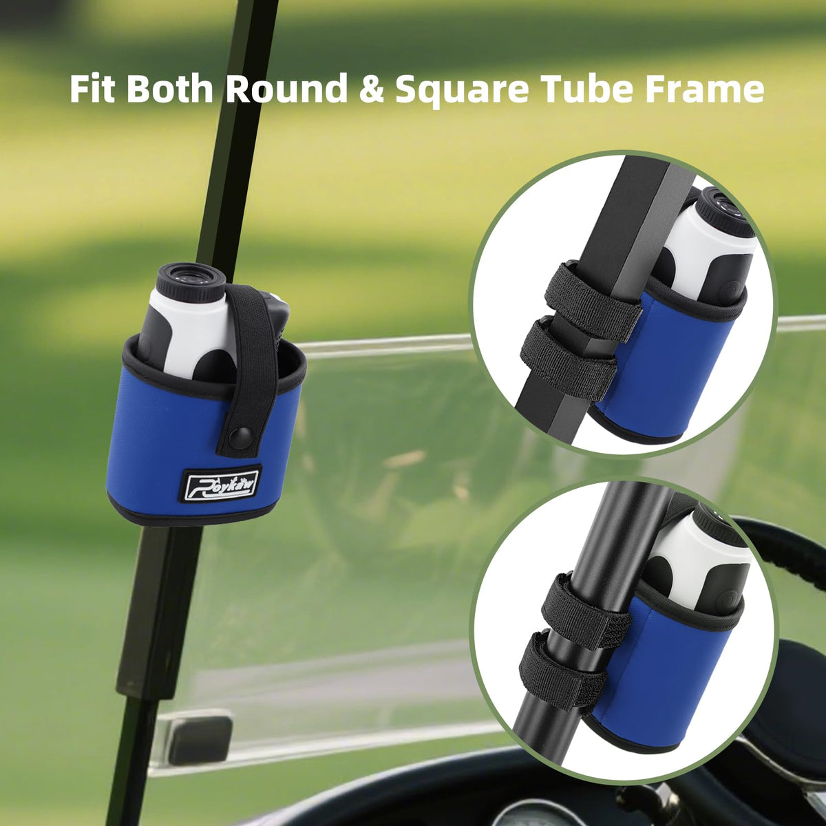 Roykaw golf-cart-attachment-no-drilling installs in minutes without tools