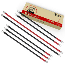 Roykaw golf cart battery cables kit assembly for reliable power delivery on EZGO models.