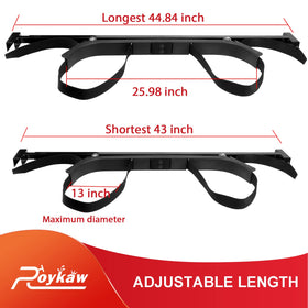 Roykaw foam-pad protection guards the cart frame from scratches.