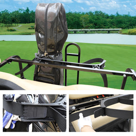 Roykaw Yamaha-compatible bracket protects the bag and frame.
