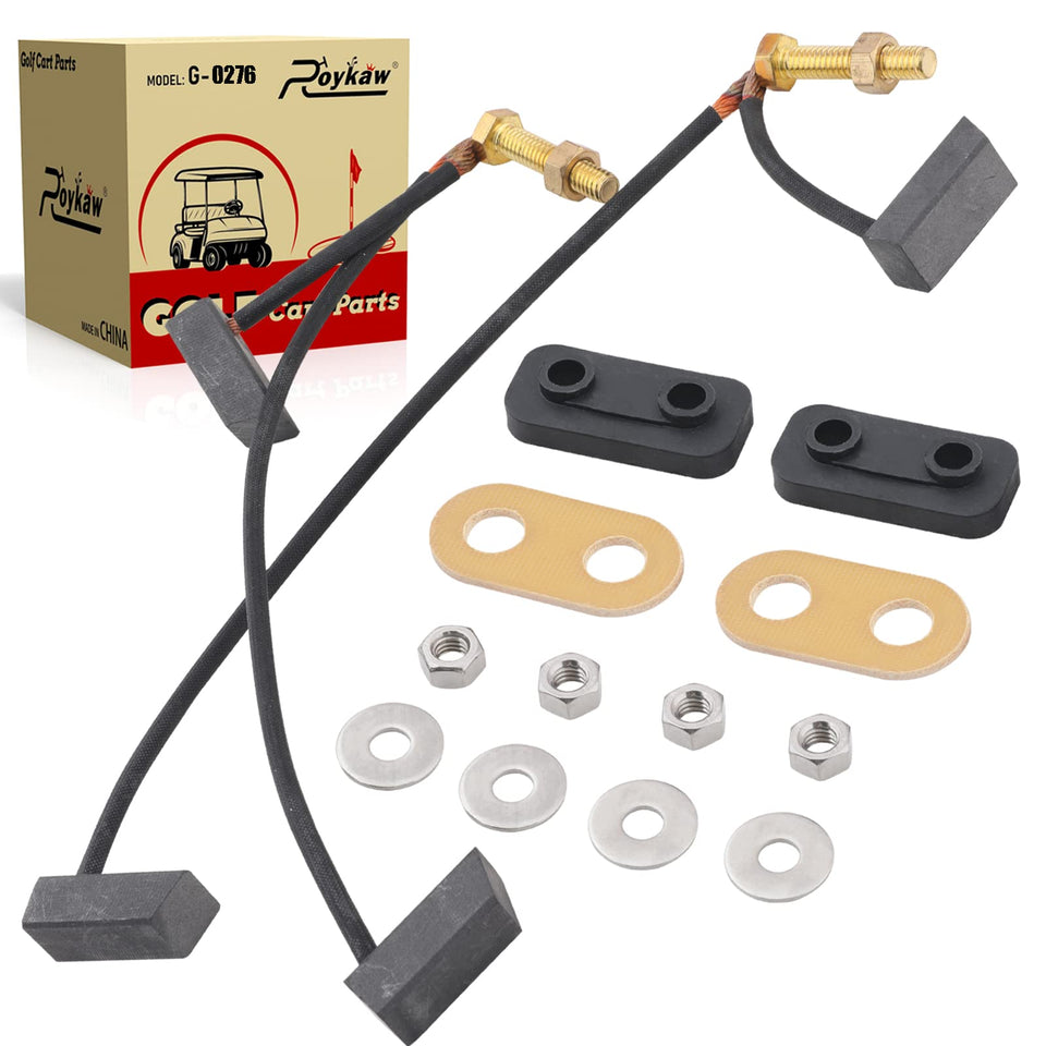 Roykaw golf cart brush assembly packaging showing complete kit ready for replacement.