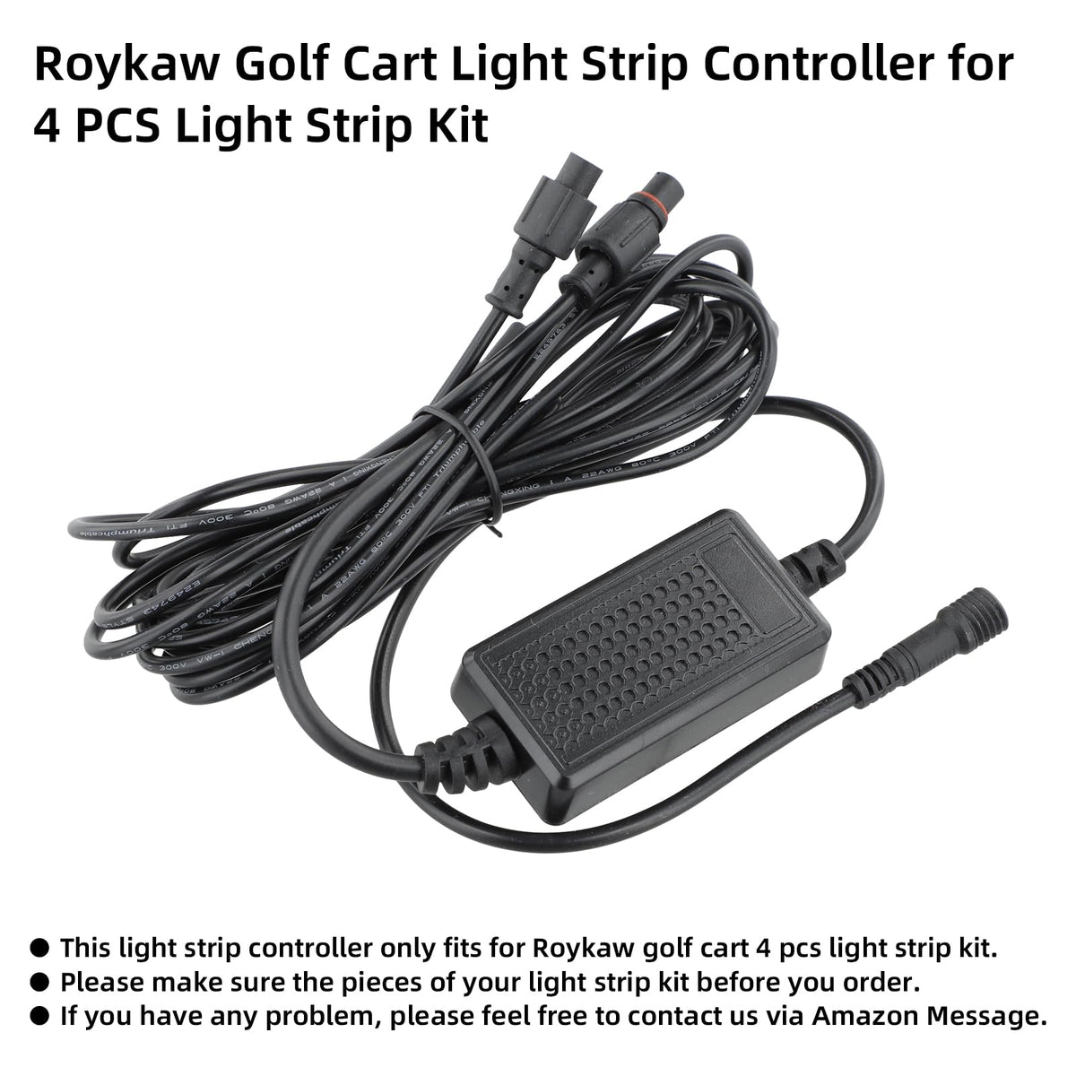Roykaw golf cart controller connection panel enables stable power and control.