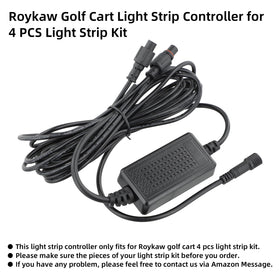 Roykaw golf cart controller connection panel enables stable power and control.
