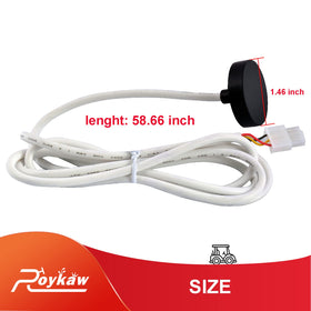 Roykaw golf cart electrical system with speed sensor boost