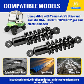 Roykaw front shock for Yamaha G20 supports steady handling on uneven ground