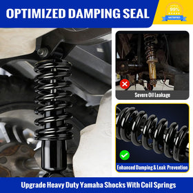 Roykaw front shock for Yamaha G22 minimizes bounce for better control