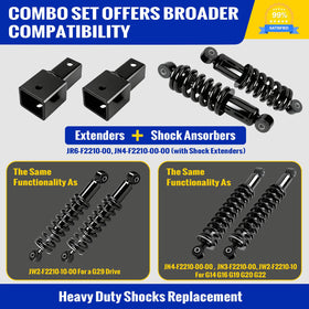 Roykaw front shock for Yamaha G29 usable alone for solo rides