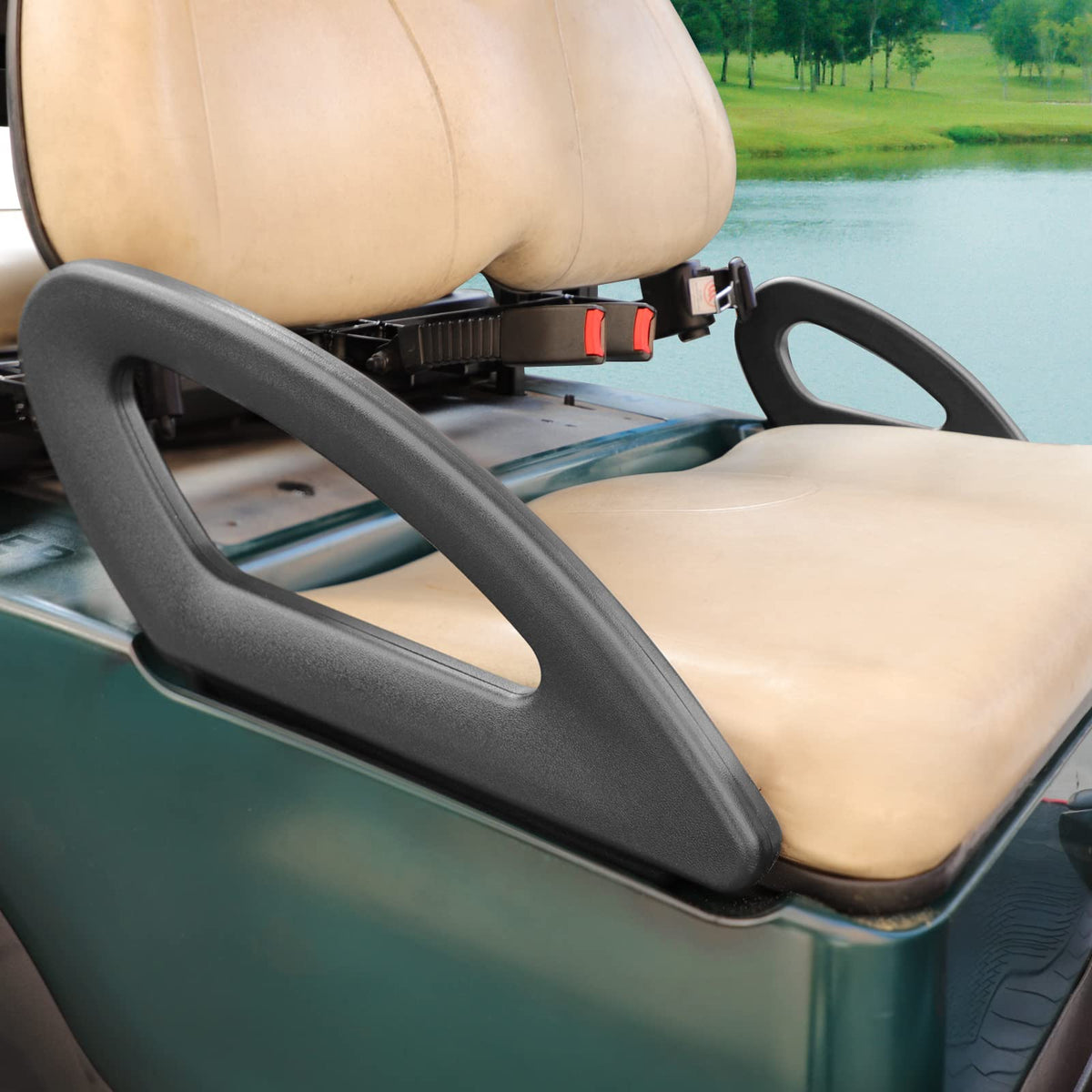 Roykaw armrest cover detail highlights smooth edges for comfort