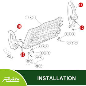 Roykaw hip restraint armrest pair offers balanced comfort on both sides