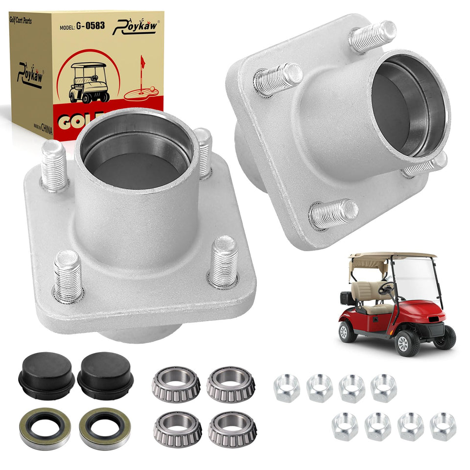 Roykaw EZGO TXT front hub assembly for smoother steering and OEM compatibility