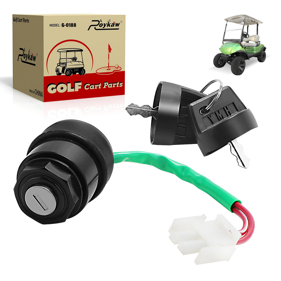 Roykaw golf cart ignition switch image shows reliable starts for daily use.