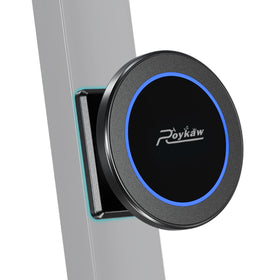 Roykaw golf cart magnetic phone holder front view showing secure MagSafe compatibility