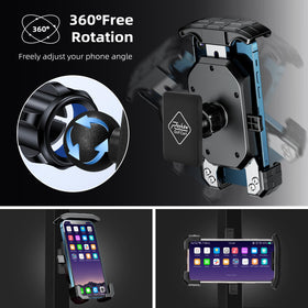 Roykaw one-handed lock and quick release simplifies picking up and placing your phone