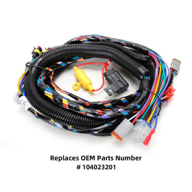 Roykaw electrical system shot showcases robust wiring and secure connectors for consistent cart operation
