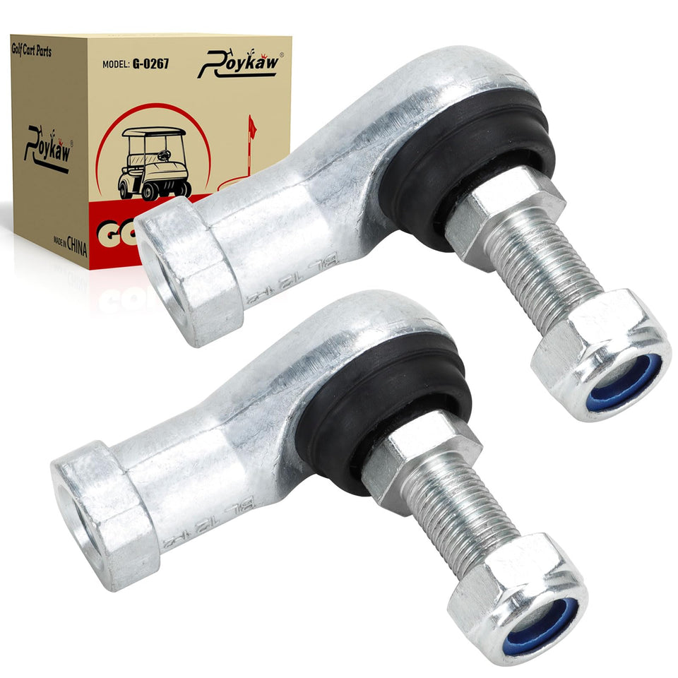 Roykaw outer tie rod end left with nut for Yamaha G22 compatibility