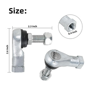 Roykaw outer tie rod end right compatible with Yamaha G27 models
