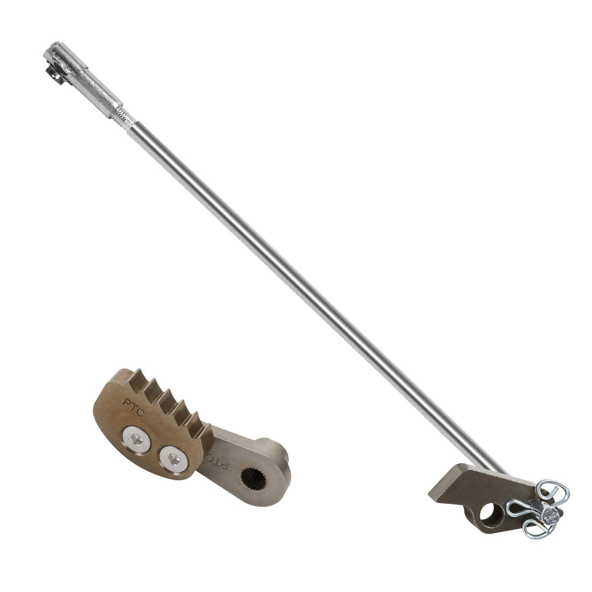 Roykaw latch kit side view demonstrates compatibility with Club Car DS/Carryall.