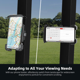 Roykaw magnetic holder showing 360-degree rotation for flexible viewing