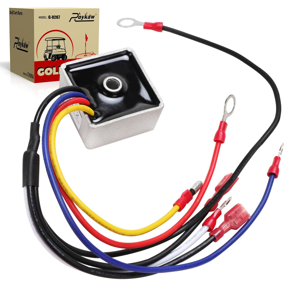 Roykaw golf cart rectifier for Club Car Transporter 4+6 plug-and-play replacement