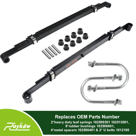Roykaw rubber bushings provide smoother, quieter operation