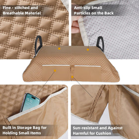 Roykaw golf cart seat cover double-layer armor enhances durability.