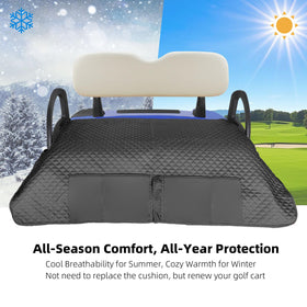 Roykaw seat cover with four pockets keeps essentials within reach