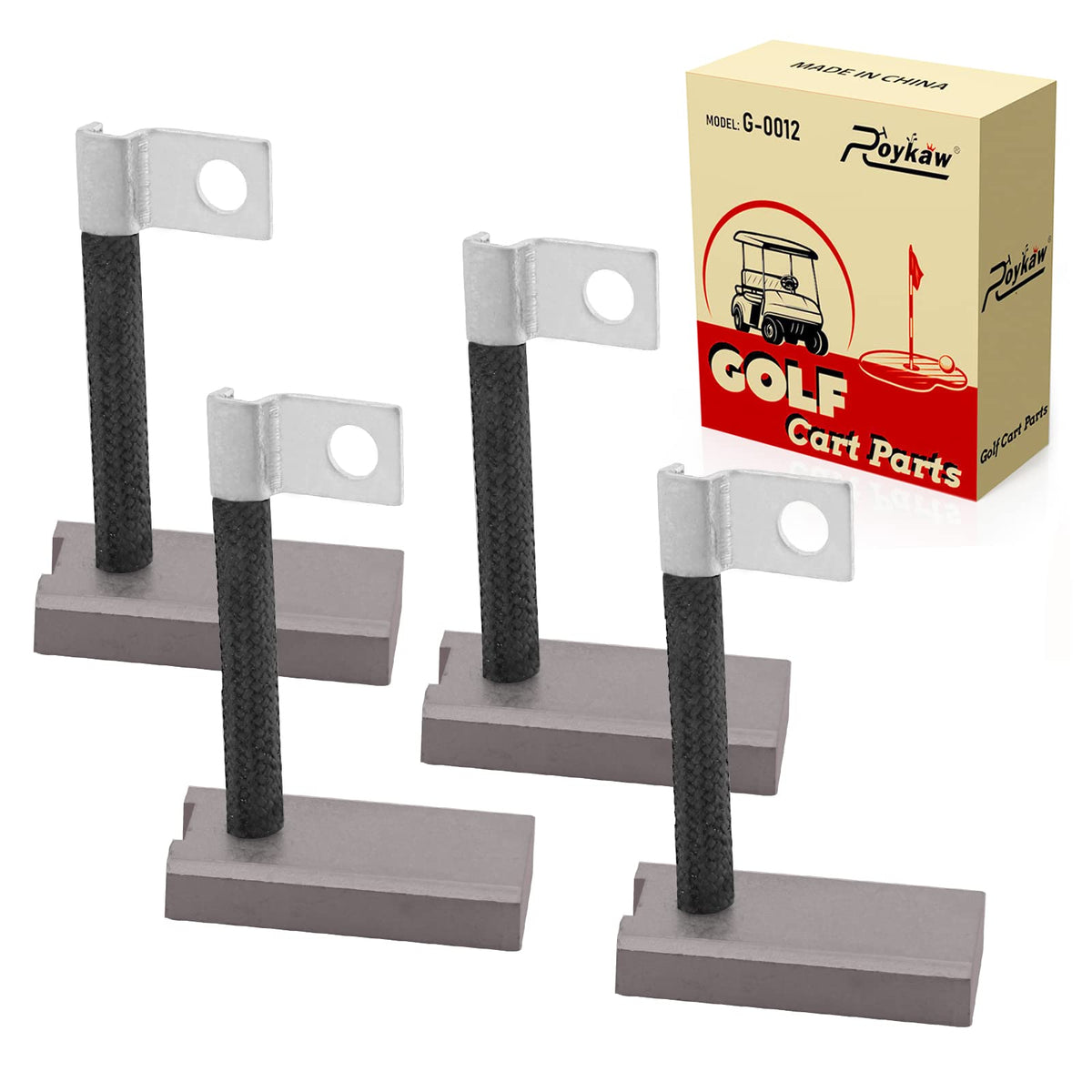 Roykaw EZGO 1978-up starter brushes improve starting reliability