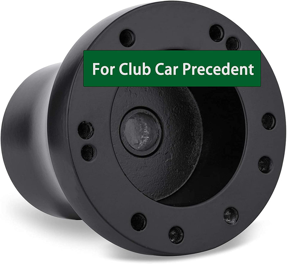 Roykaw hub adapter product shot highlights Club Car Precedent compatibility and upgrade potential