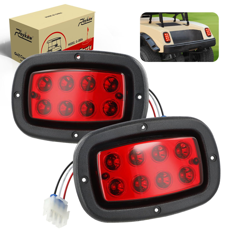 Roykaw Club Car DS tail light assembly provides clear signaling for safer rides.