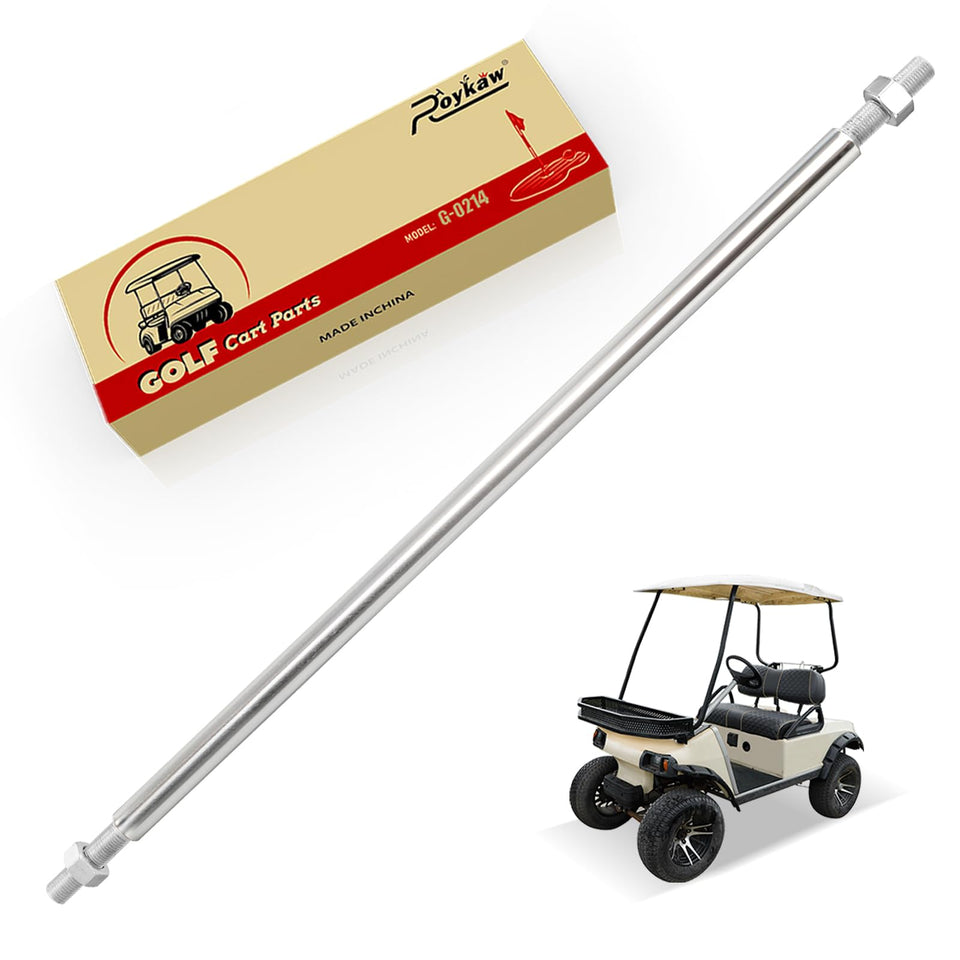 Roykaw golf cart tie rod for DS 2009-up improves steering precision.