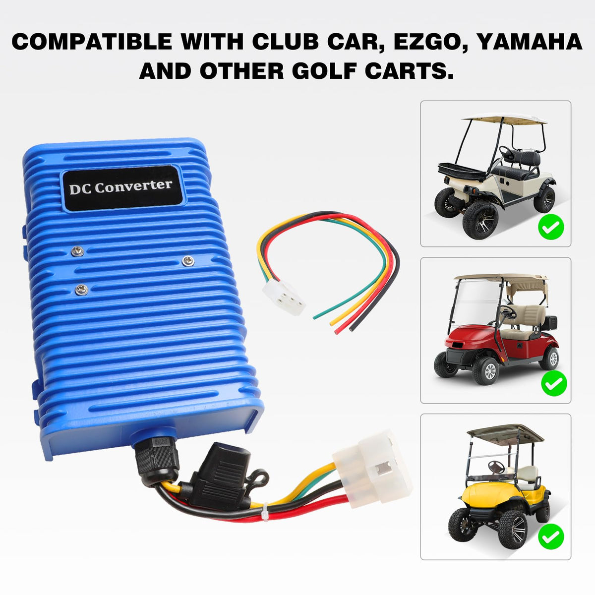 Roykaw aluminum housing highlights rugged build and weather resistance on the course.