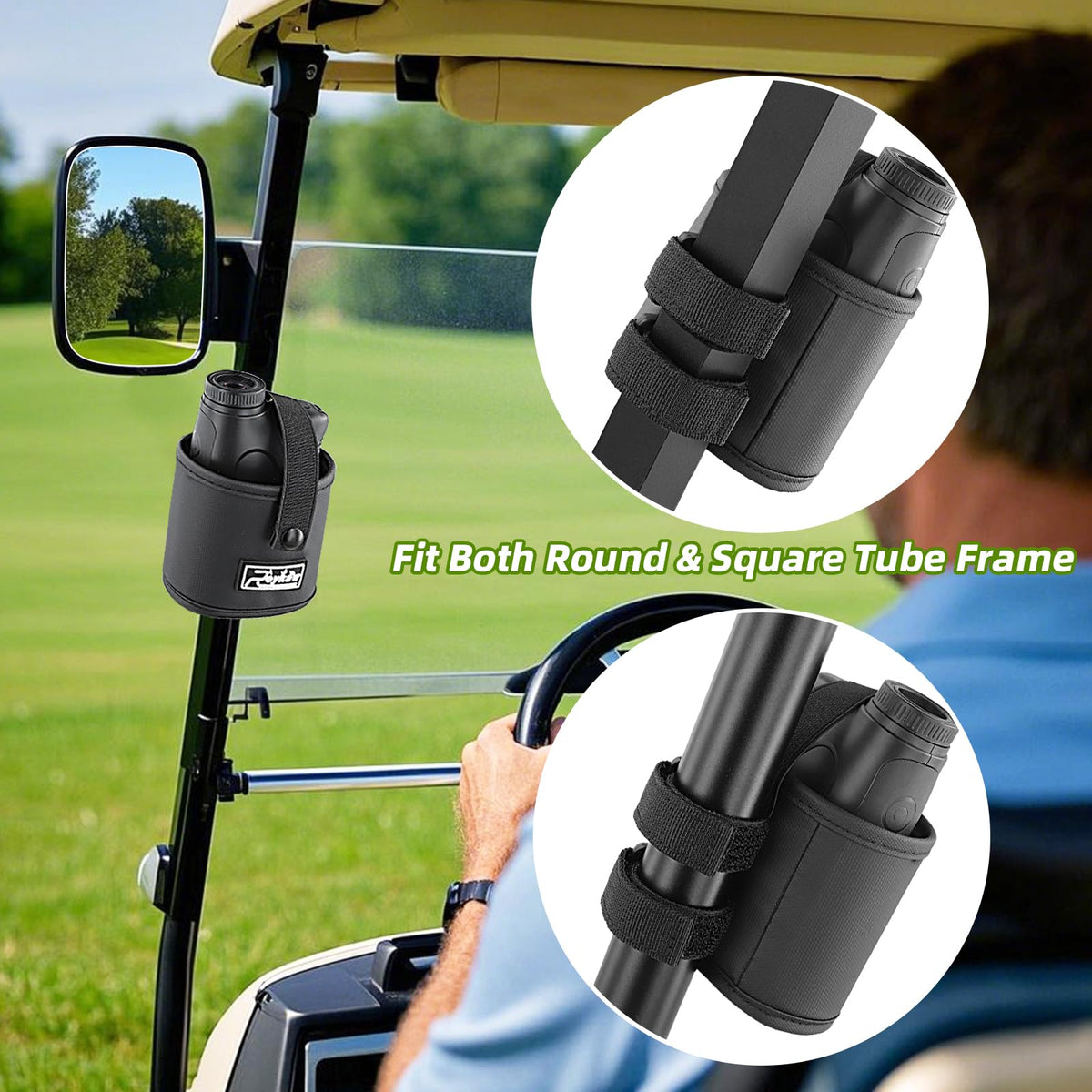 Roykaw golf pouch multi-storage spaces tees and markers for quick access
