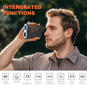 Roykaw rangefinder IPX4 water resistance keeps functioning in light rain
