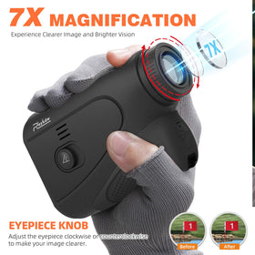 Roykaw rangefinder magnet lets secure attachment to metal surfaces