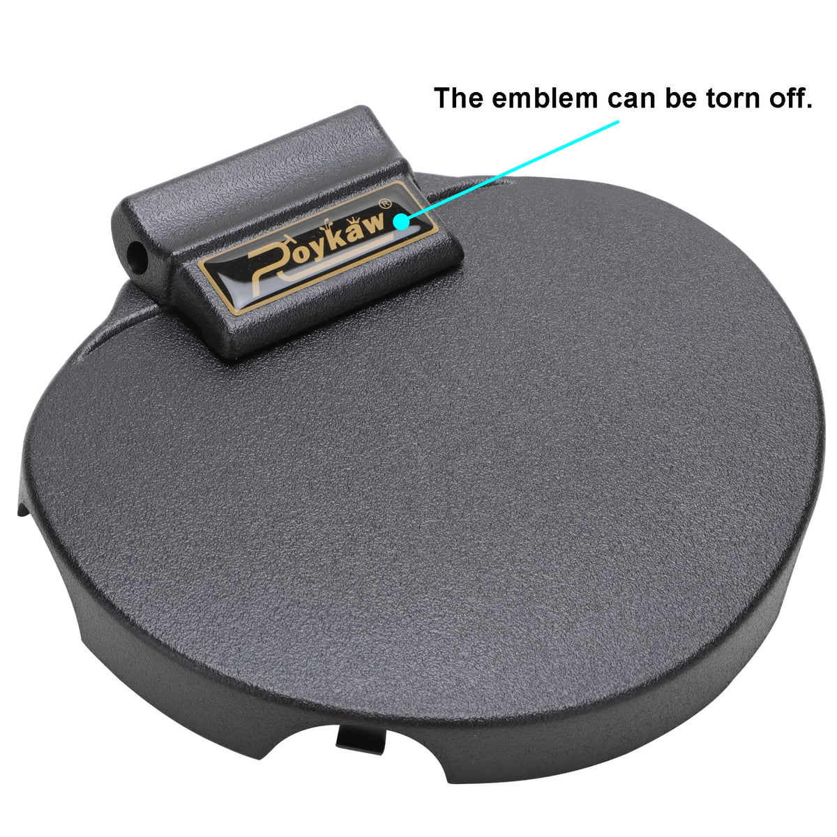 Roykaw snap-in installation for tool-free steering wheel attachment