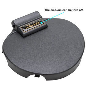 Roykaw snap-in installation for tool-free steering wheel attachment