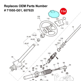 Roykaw replacement OEM numbers 71950-G01 and 607925 swap