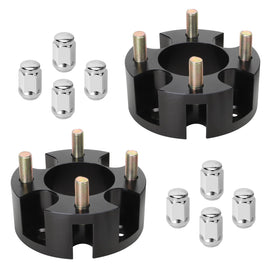 Roykaw golf spacer axle-track-height detail illustrating up to four inches of increased clearance