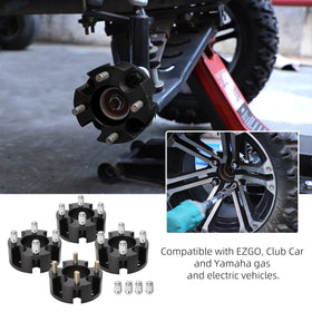 Roykaw golf spacer compatibility EZGO Club Car Yamaha illustration highlights broad model support