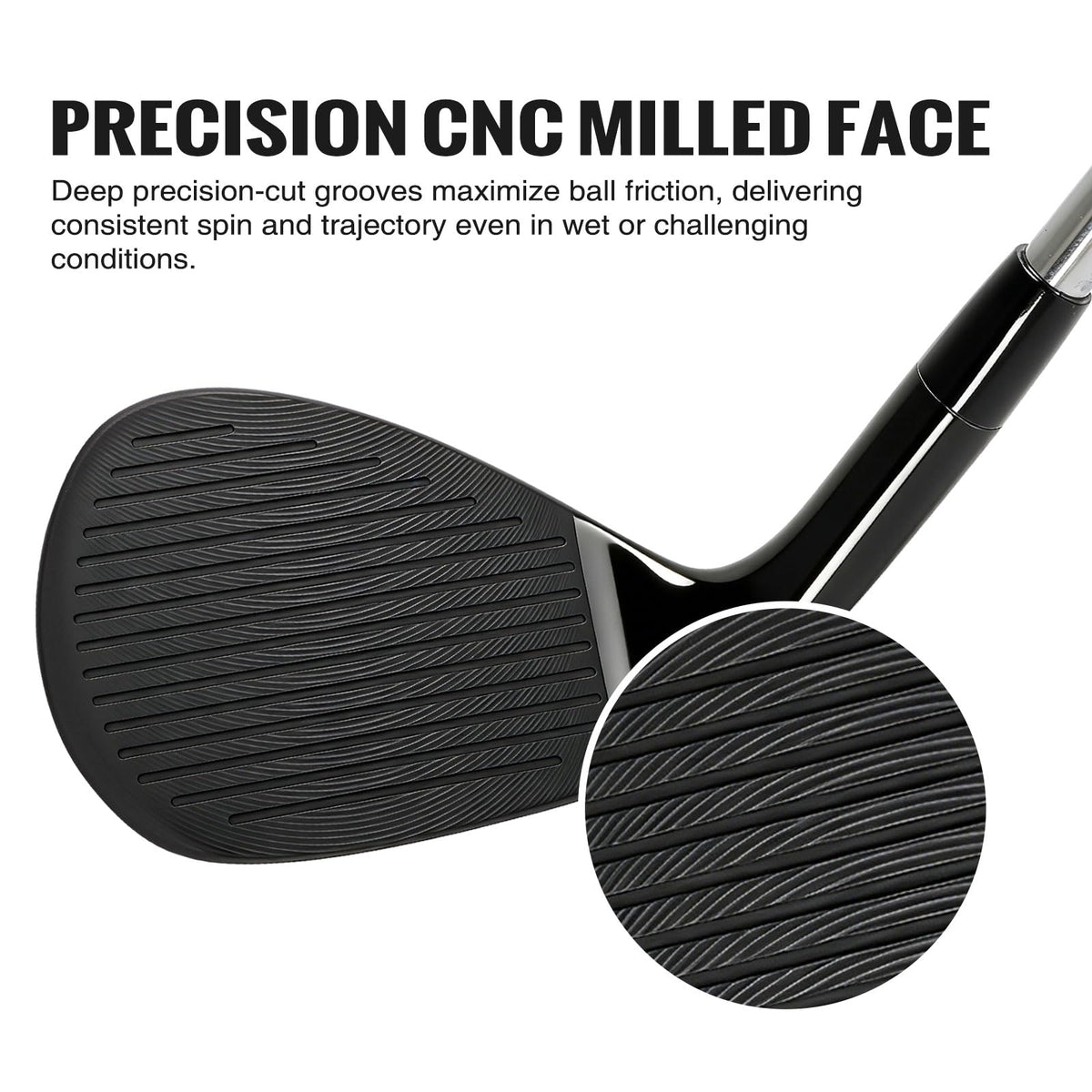 Roykaw golf wedge low-CG weight delivers higher softer ball flight