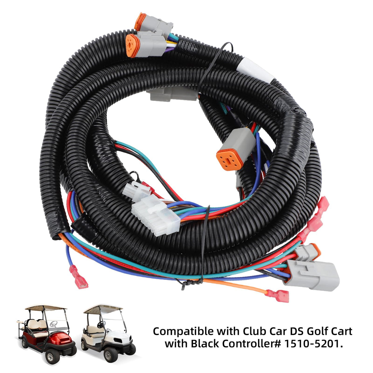 Roykaw harness connectors detail emphasizes robust pins for secure connections.