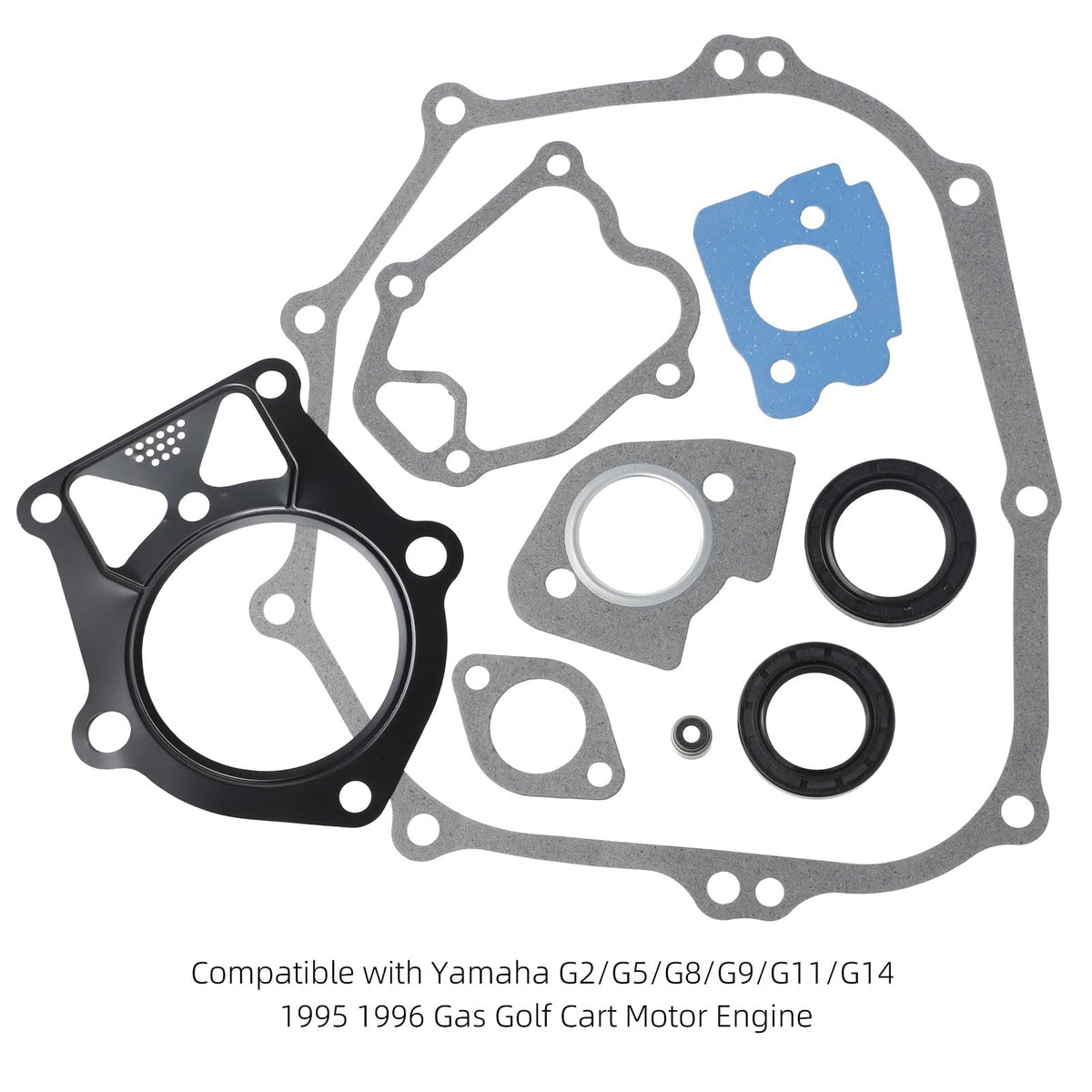 Roykaw head cover gasket close-up for Yamaha G-series ensuring precise fit and sealing.