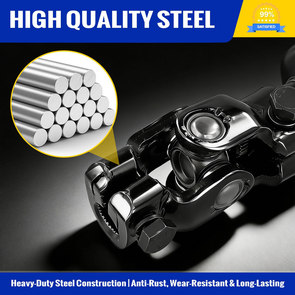 Roykaw heavy-duty steel construction withstands outdoor, long-term use.