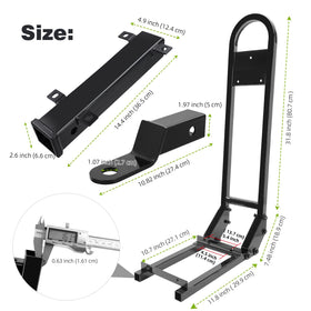 Roykaw heavy-duty steel construction provides durable load bearing.
