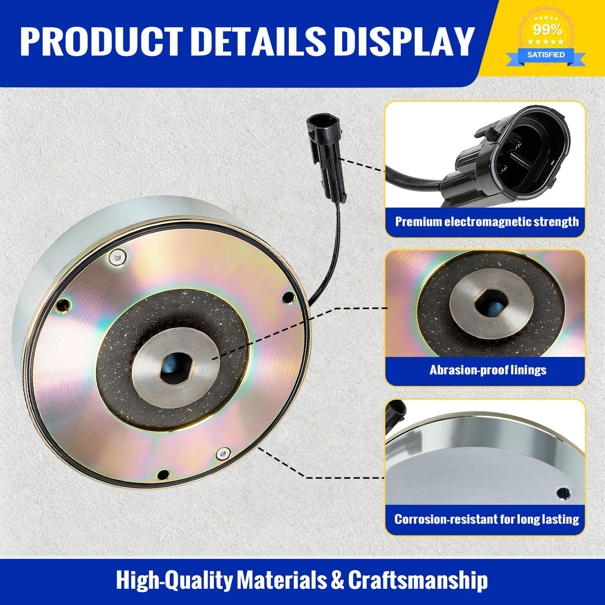 Roykaw heavy-duty steel housing detail emphasizes long-lasting performance