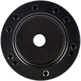 Roykaw hub adapter installation, quick, tool-free fit for most steering wheels.