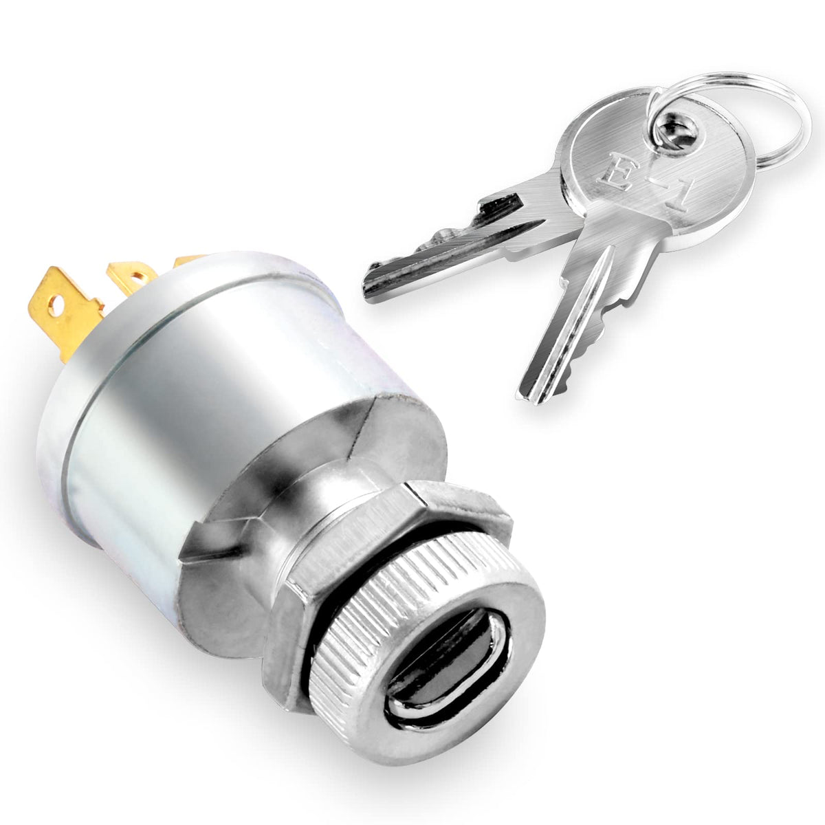Roykaw ignition switch offers Off On with Lights positions for easy control