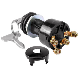 Roykaw ignition switch in On/Off positions for quick cart activation.