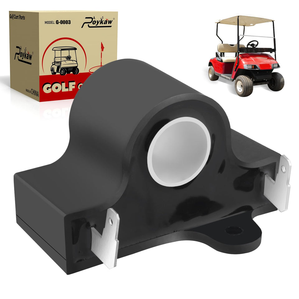 Roykaw inductive throttle sensor for EZGO TXT installed for smooth cart acceleration.