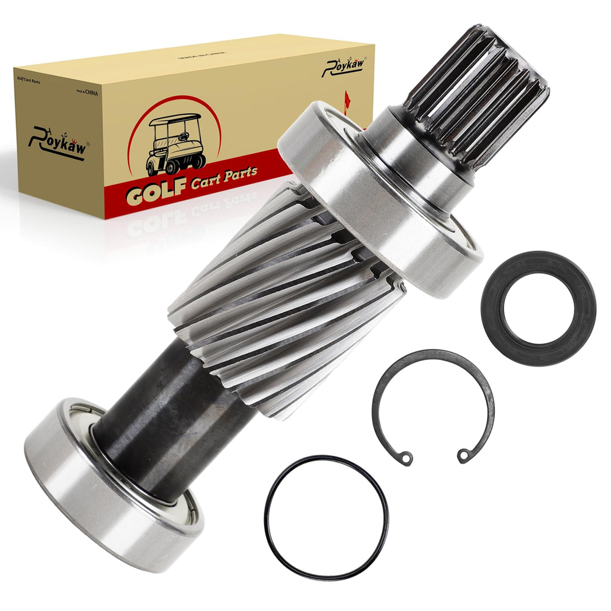 Roykaw input shaft kit for EZGO RXV focuses on smoother drivetrain performance.
